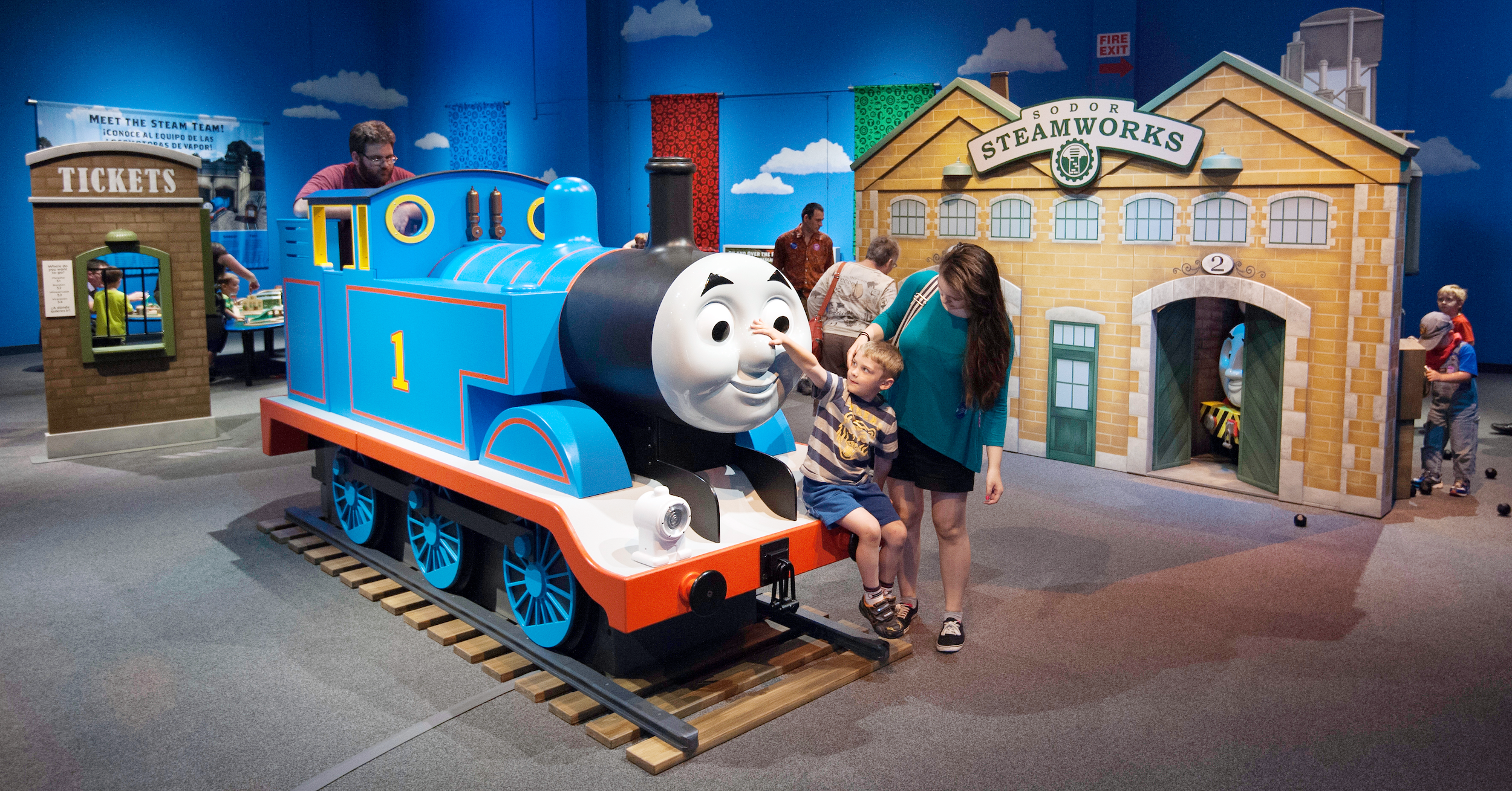 Thomas and Friends™ Explore the Rails! Exhibit Opening