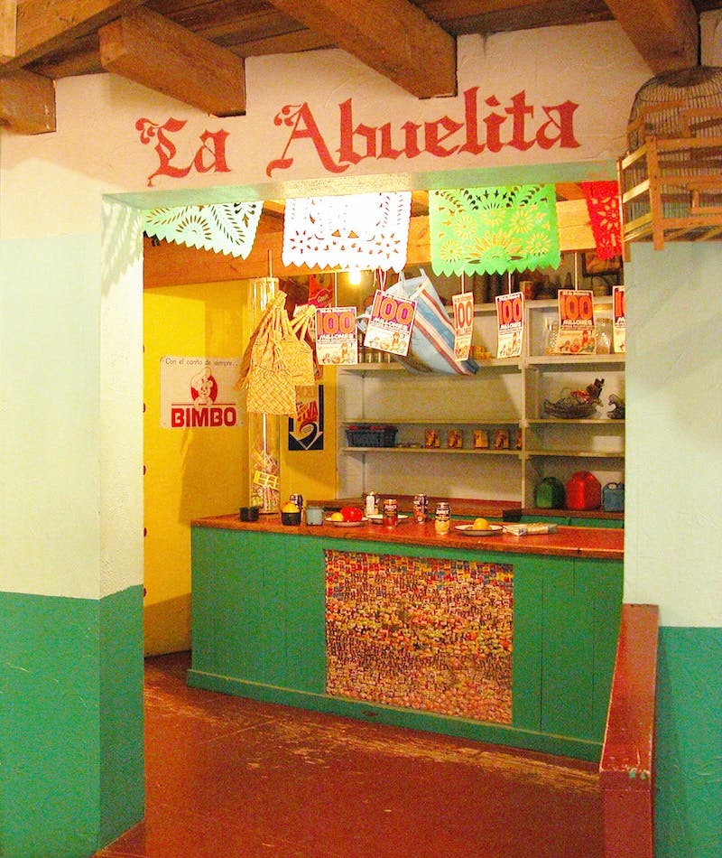 La Abuelita storefront in the Mexico Exhibit from Capital Children's Museum